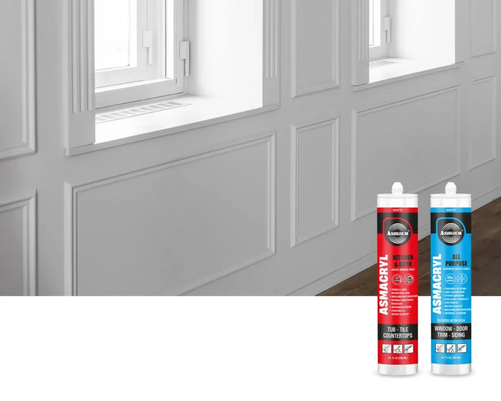 Caulk and cover sealants