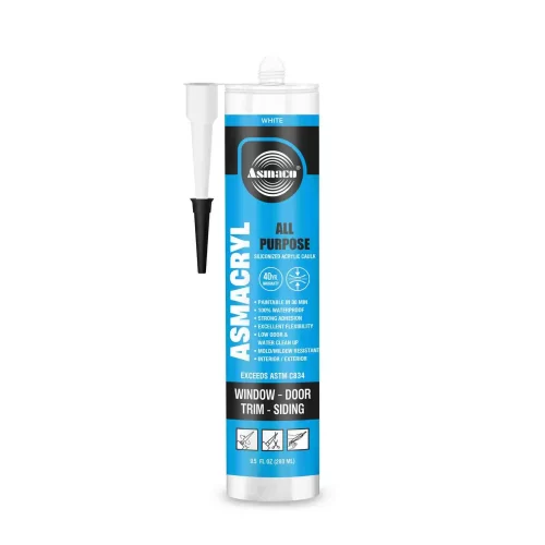 Siliconized acrylic caulk for all purpose